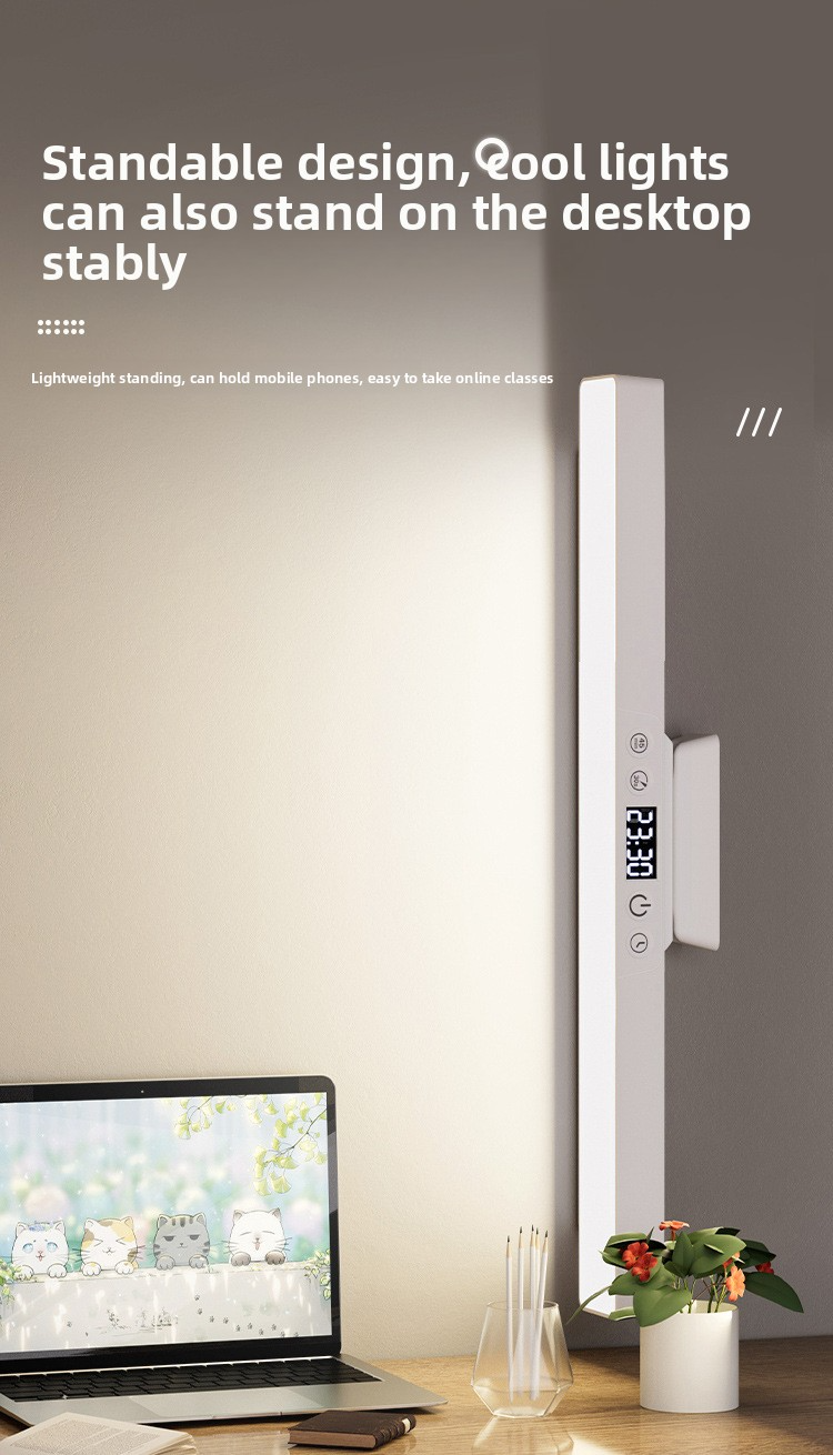 Lampada da studio USB con timer a forma di pomodoro, 3 temperature di colore e dimmerazione continua, luce da scrivania con controllo touch per la cura degli occhi e la lettura_voghion.com