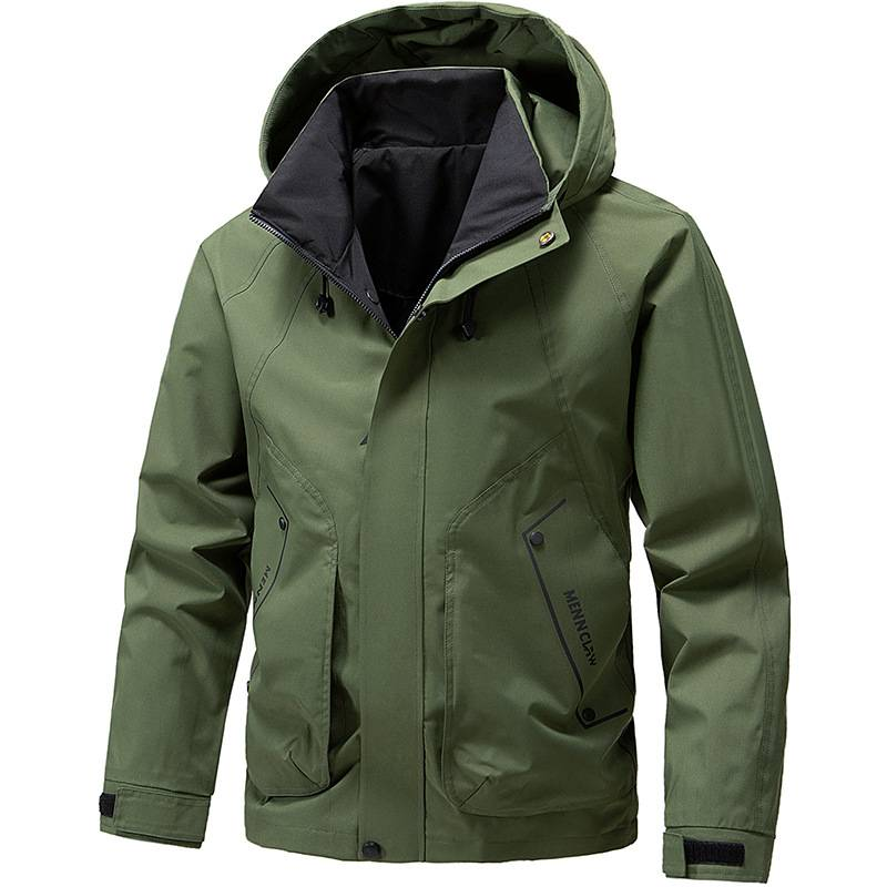 Herren-Softshelljacke – wasserdichte Arbeitskleidung, Windjacke, Slim Fit, Arbeitsjacke mit Kapuze (M-5XL, 4 Farben)_voghion.com