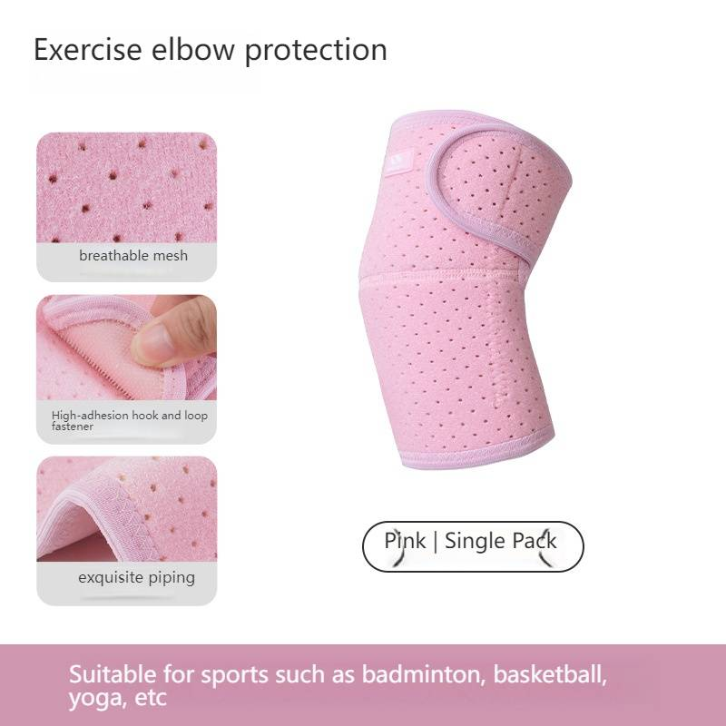 Breathable Arm Sleeve For Sports Support - Compression Elbow Wrap For Basketball, Tennis, Gym & Plank Training (Unisex, Moisture-Wicking)_voghion.com