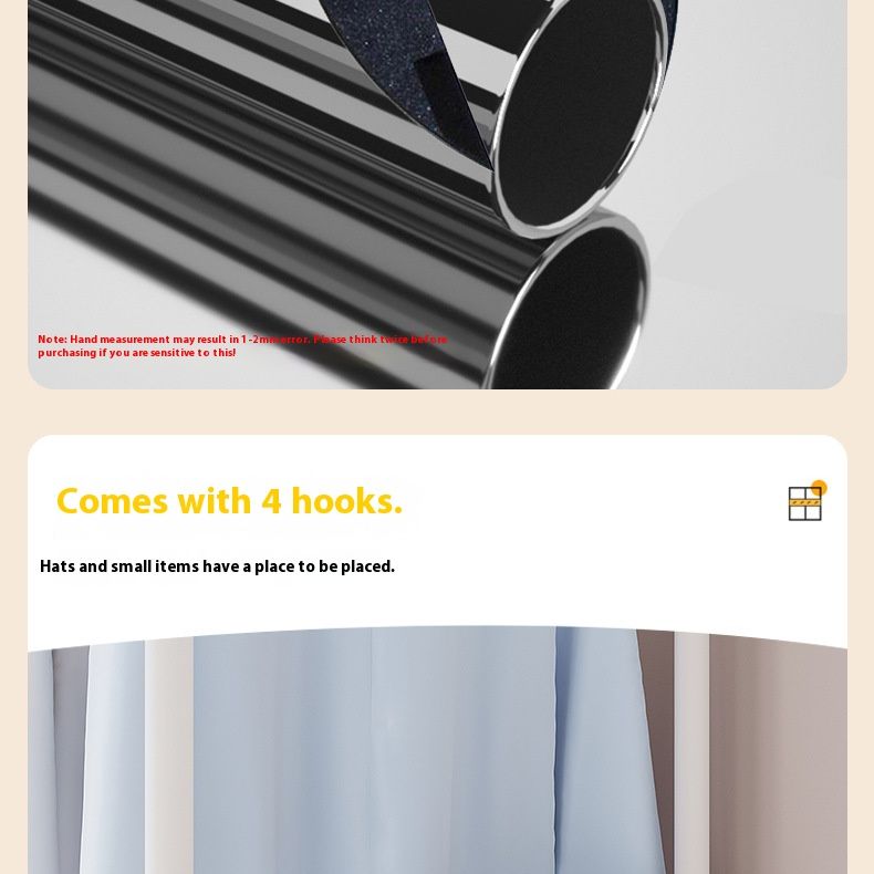 Portable Wardrobe Closet With Dust Cover – Freestanding Closet Organizer With Shelves, Easy Assembly, Modern Design For Home & Dorm_voghion.com