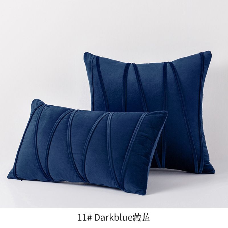 Samt-Kissenbezug mit Einsatz - Nordisches minimalistisches Einfarbiges Kissen für Sofa, Büro, Wohndekor_voghion.com