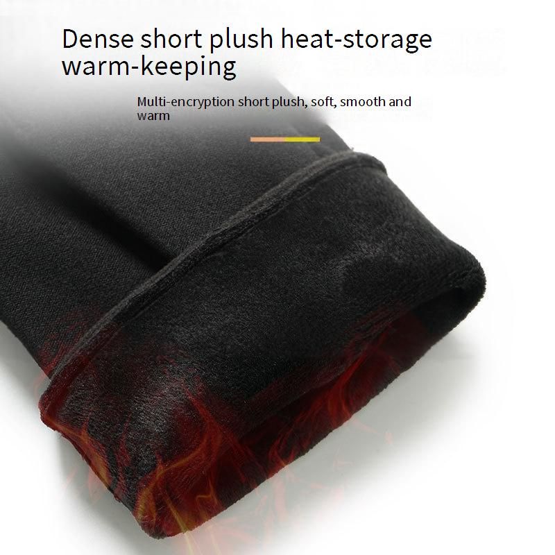 Gants thermiques tactiles T-BAGWELL pour hommes et femmes - Gants d'hiver coupe-vent doublés polaire pour le vélo, la conduite et les activités de plein air_voghion.com