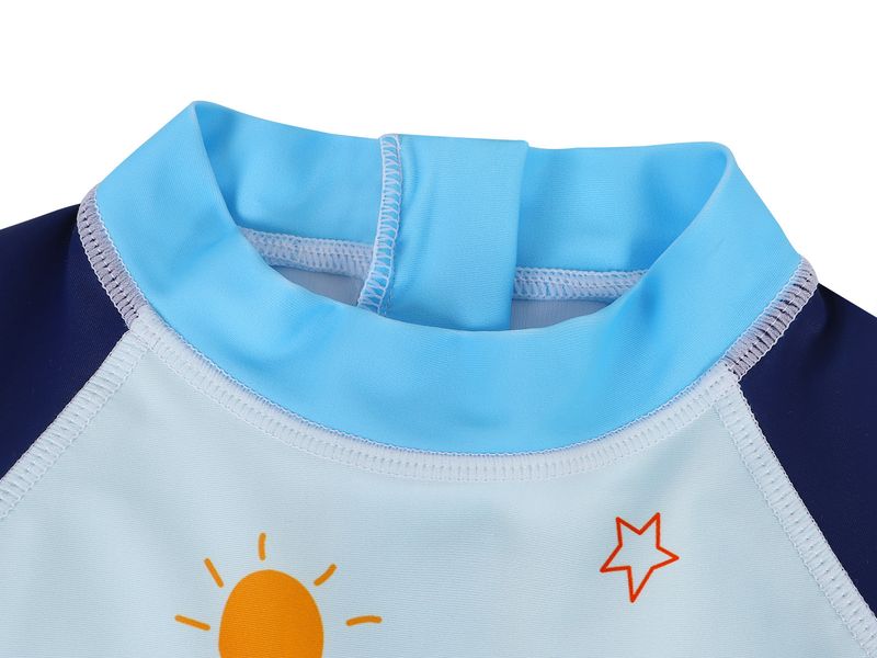 Mother & Kids summer children's clothing dinosaur print one-piece hooded swimsuit quick-drying breathable beach sunscreen baby swimsuit_voghion.com