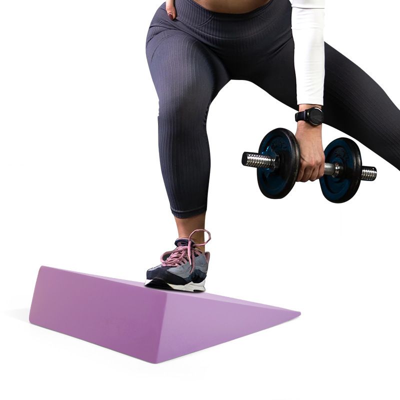 Brick Pedal Yoga Squat Weightlifting Board Triangle✅Stretching Support Deep Incline Surface_voghion.com