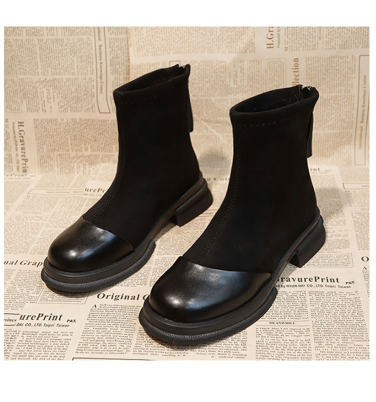 Sapatos femininos de salto alto com cadarço, bico redondo, plataforma sólida, à prova d'água, cano curto, tamanho grande, nu_voghion.com