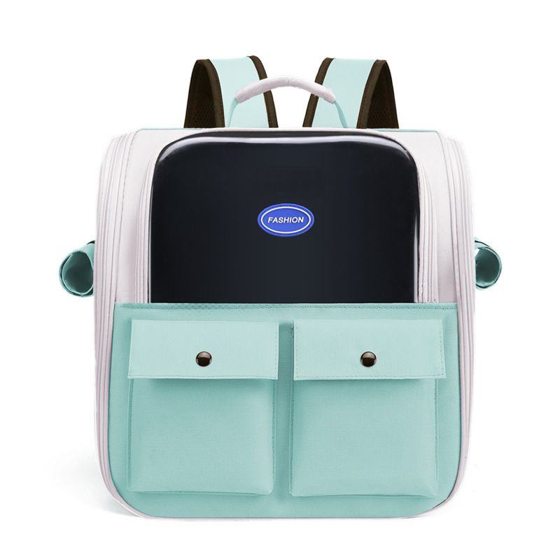 Sac à dos pour animal de compagnie, portable, double bandoulière, respirant, anti-stress, pour chat et chien, toutes saisons_voghion.com