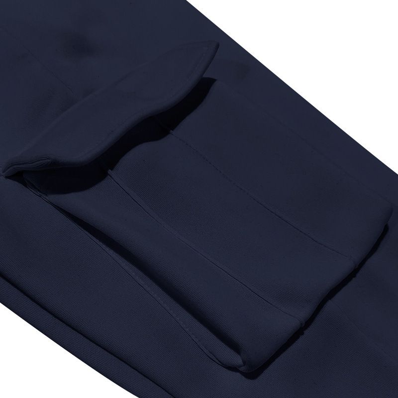 Pantalon cargo en polaire pour homme – Pantalon de jogging chaud pour l'hiver avec cordon de serrage à la taille et poches multiples (10 couleurs, S-XXXL)_voghion.com