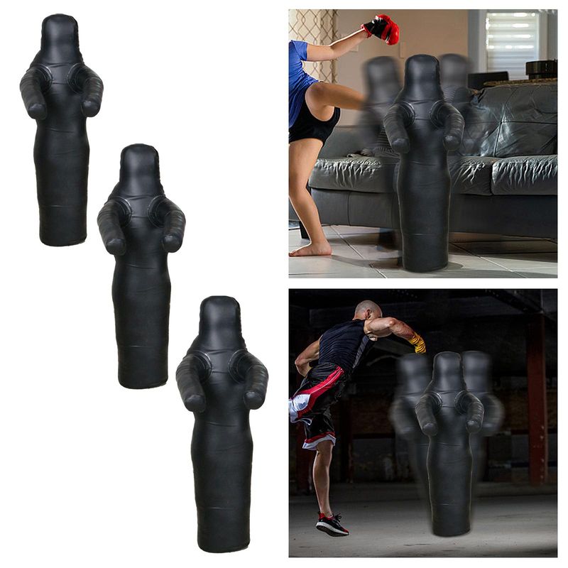 Sac de frappe pour mannequin de lutte Mma, sac de frappe vide, non rempli, équipement d'entraînement de lancer suspendu, mannequin de lutte Mma, mannequin d'entraînement_voghion.com