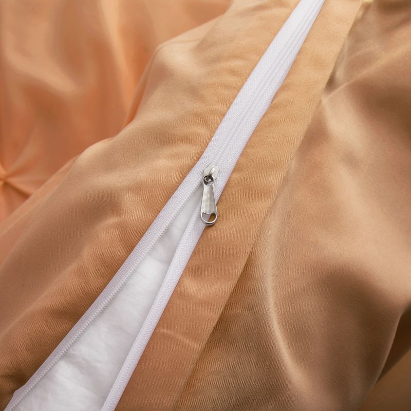 Set copripiumino antirughe – Tessuto tinto in filo di alta qualità, motivo geometrico beige minimalista (taglie USA/UE/AU/ES)_voghion.com