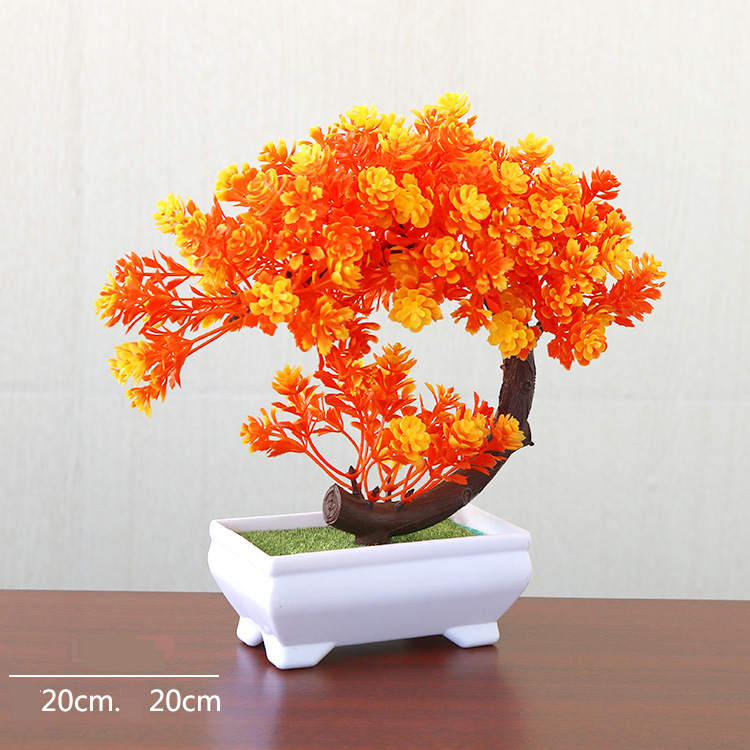 Ev Mobilya bitki saksı hilal bonsai küçük ağaç ev dekorasyonu çiçek süsleri yaratıcı mini çiçek süsleri_voghion.com