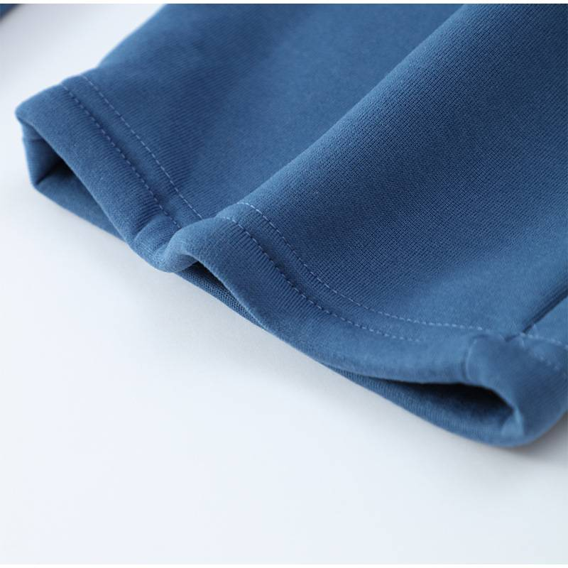 Casaco casual simples com capuz, moletom com capuz solto de cor sólida_voghion.com