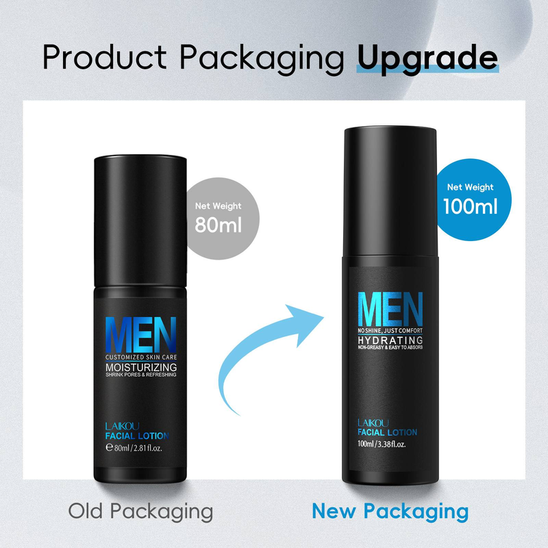 LAIKOU Men's 100ml Moisturizing & Hydrating Lotion - For All Skin Types_voghion.com