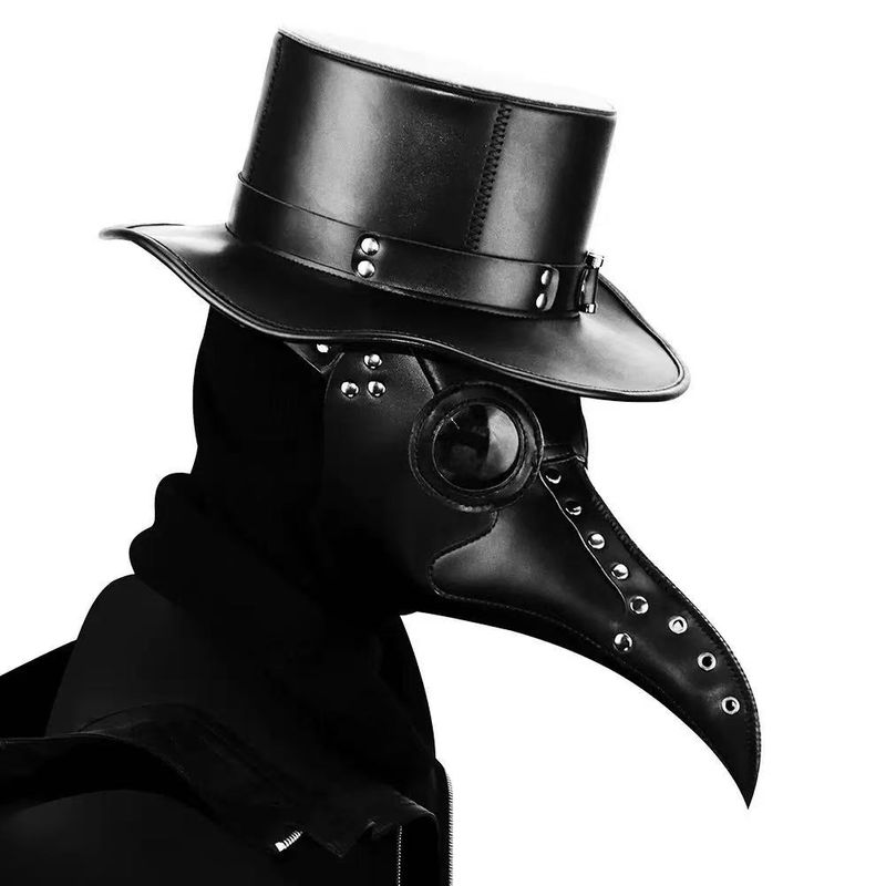 Holiday Supplies, Steampunk Plague Bird Mask, Anime Birthday Party Headgear Decoration_voghion.com