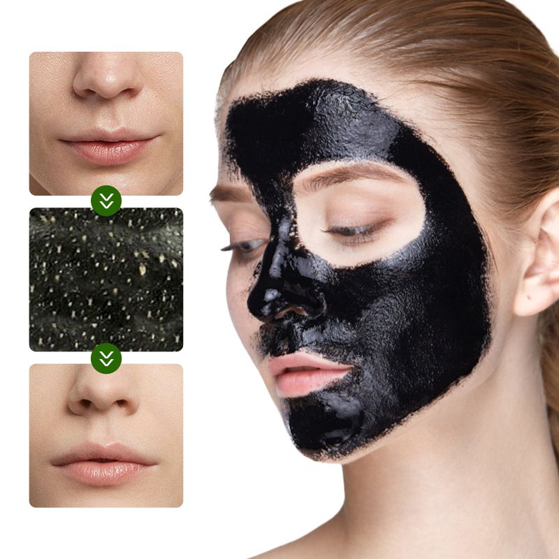 ZOZU Máscara Facial de Limpeza Facial com Sucção de Carvão de Bambu, Cravos, Acne e Área T_voghion.com