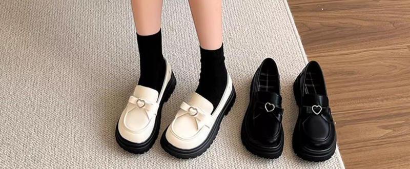 British Little Leather Women's Spring 2024 New JK Uniforms Mary Jane Versatile Design, Unique Single Shoes_voghion.com