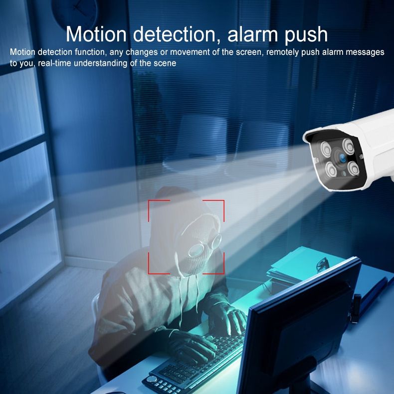 Q8 1080P HD Wireless IP Camera, Support Motion Detection & Infrared Night Vision & TF Card, UK Plug_voghion.com