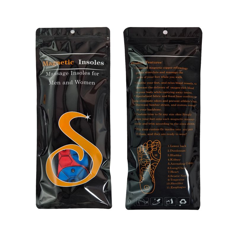 Cushioned massage insole for women can be tailored magnetic therapy insole_voghion.com