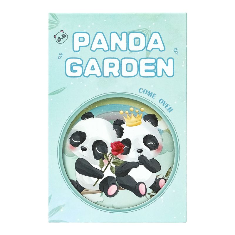 Education & Office Supplies Cute Cute Pet Series Flower Panda Cover Triple Folding Notebook Student Classroom Record Book_voghion.com