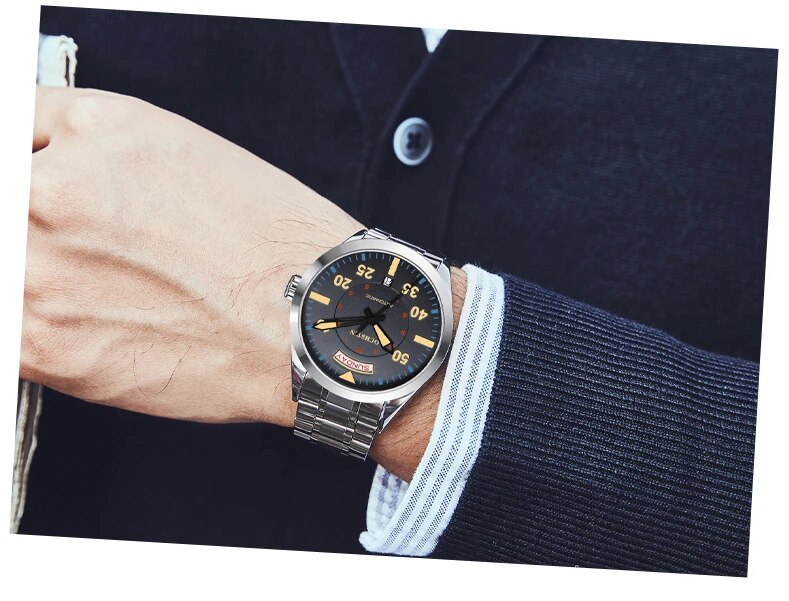 Ochstin New 2025 Master Series Casual Simple Wind Double Calendar Mechanical Movement Wrist Watch Men Mechanical Watch_voghion.com