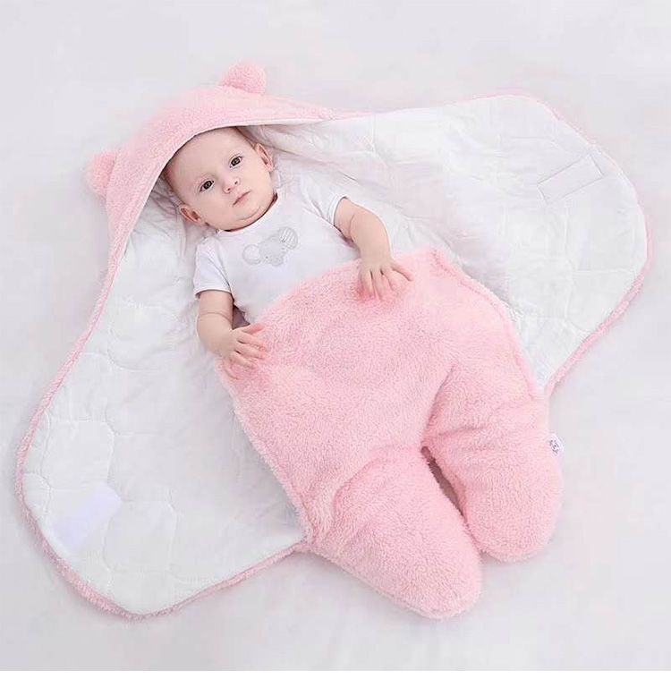 Mantas suaves para recién nacidos, saco de dormir para bebés, saco de dormir grueso para bebés de 0 a 9 meses_voghion.com