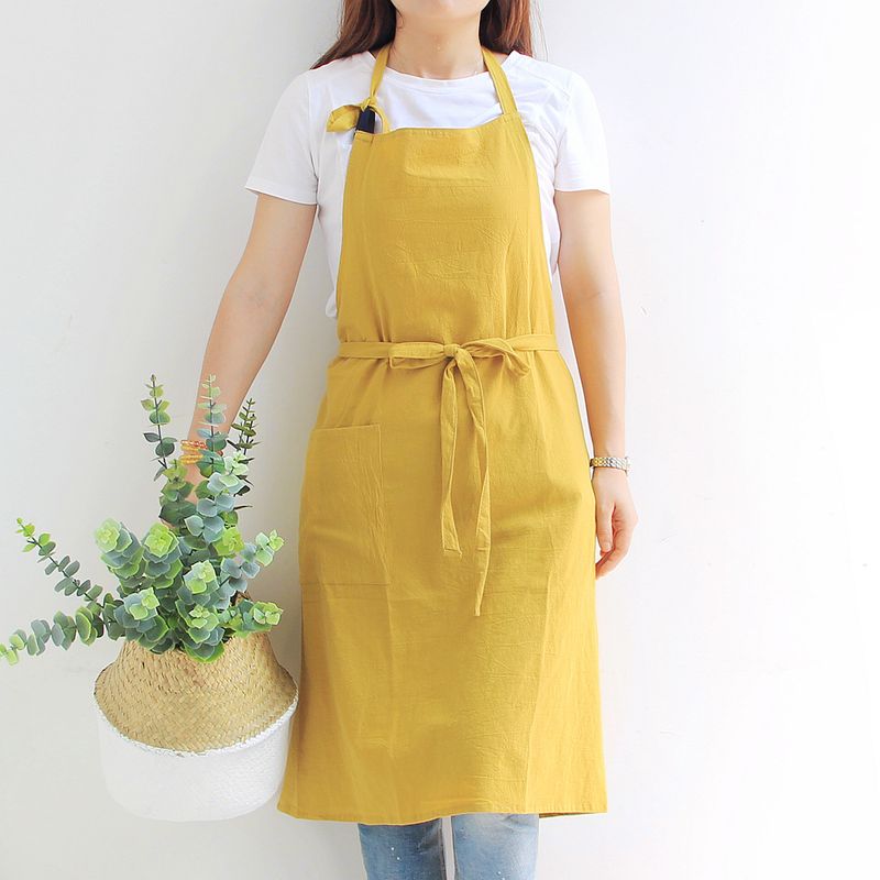 Japanese Korean Style Cotton European And American Workwear Clothes Artistic Flower Shop Baking Plus Size Floral Nail_voghion.com