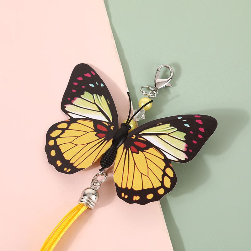 Colorful Butterfly Streamer Teaser Wand Replacement Head New Cat Toy Attracting Cats Interactive Pet Supplies_voghion.com