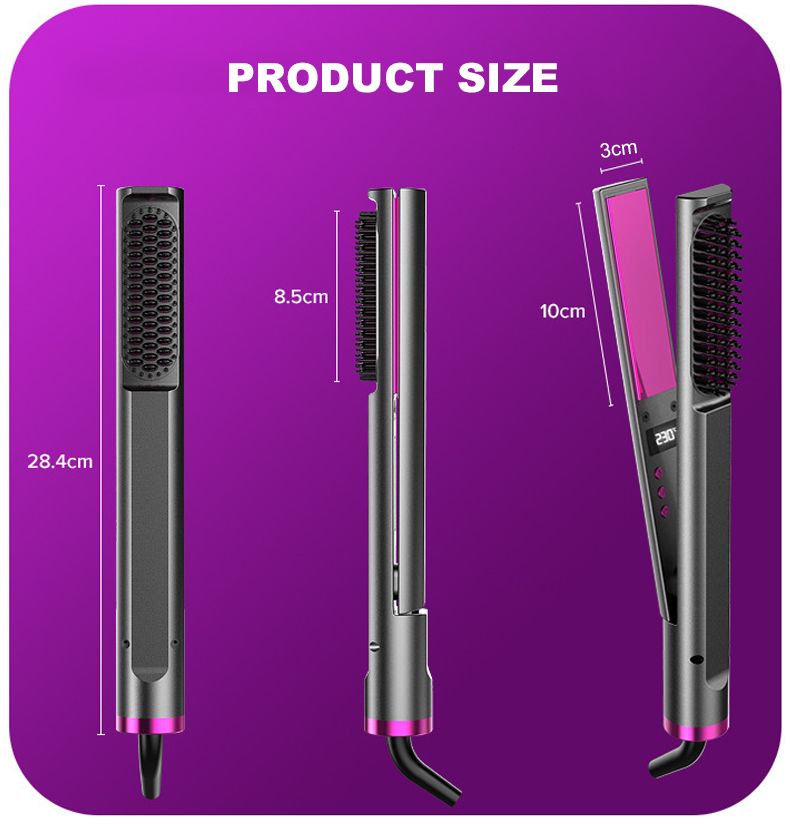 2 In 1 Mini Hot Hair Comb Straightener_voghion.com