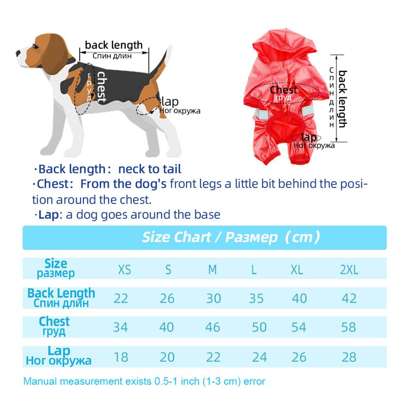 HAND-IN-HAND Waterproof Raincoat For Dogs By PawParty Store_voghion.com