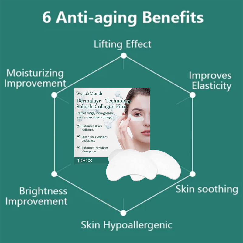 West&montr Collagen Membrane Moisturizing Skin Moisturizing And Rejuvenating Facial Care Patch_voghion.com