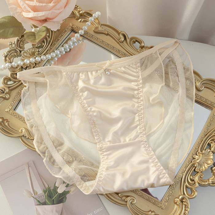 4 stks/set Vrouwen Katoen Braziliaanse Slipje M-XL Laagbouw Effen Kleur Ondergoed Dames Comfortabele Onderbroek Meisjes Panty Intimates_voghion.com