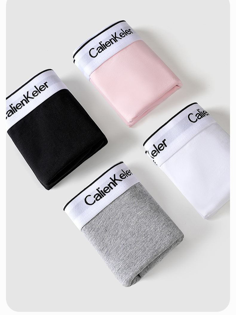 Women's Underwear Pure Cotton Boxer Briefs Large Size Antibacterial Summer Boxer Shorts Head_voghion.com