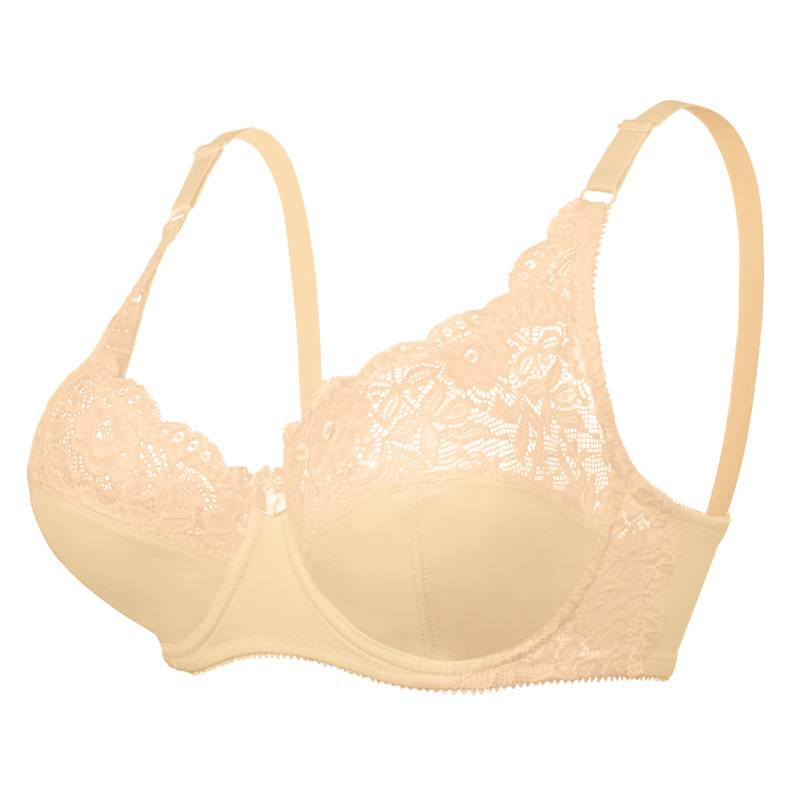 Women's Intimates Large Size Underwear With Adjustable Shape Underwire Thin Cotton Cup Push Up Gathered Lace Women's Bra_voghion.com