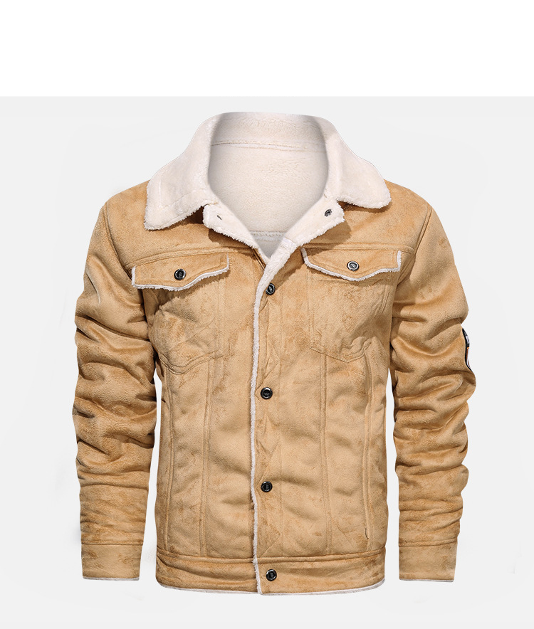 Vintage WWII USAAF Flight Jacket - Genuine Leather & Faux Fur Lined Aviator Bomber Coat For Men - Military Style Outerwear (Khaki, Black, Coffee)_voghion.com