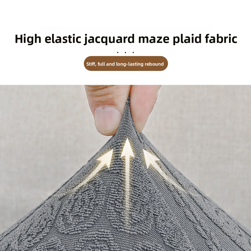 Polyester Jacquard Velvet Waterproof Chair Covers – Thickened Anti-Scratch Elastic Slipcovers For Dining Chairs – 220GSM Durable Fabric_voghion.com