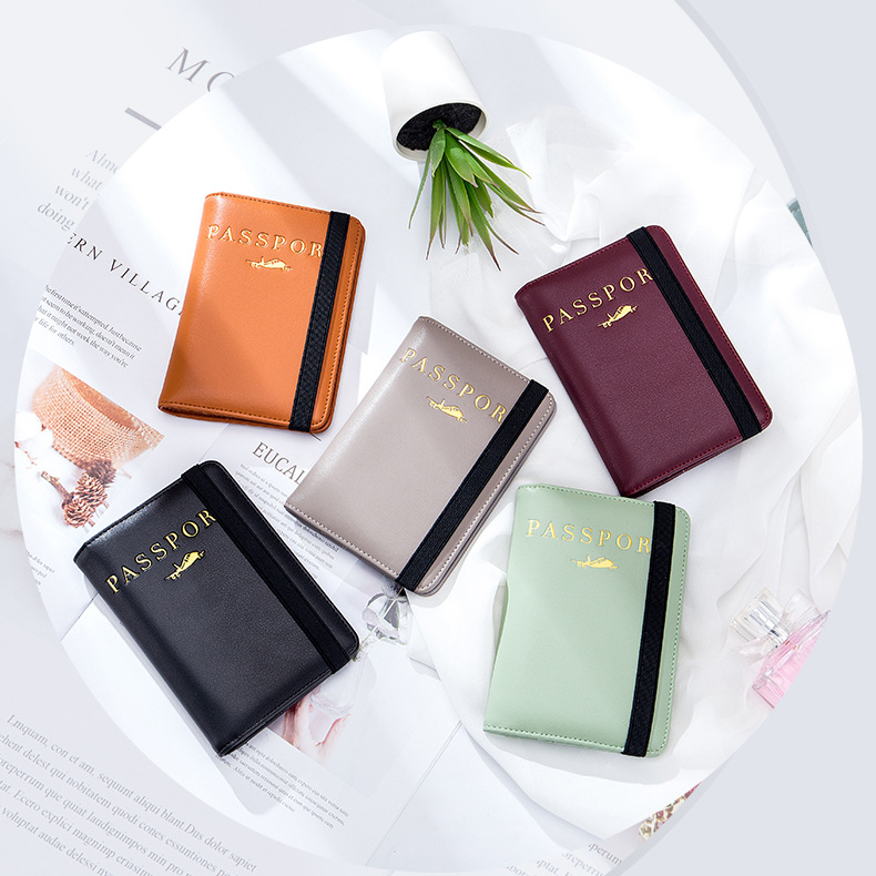 Funda para pasaporte, bolsa para pasaporte RFID, multifuncional, para mujer, para viajes, para hombre y mujer, antirrobo._voghion.com
