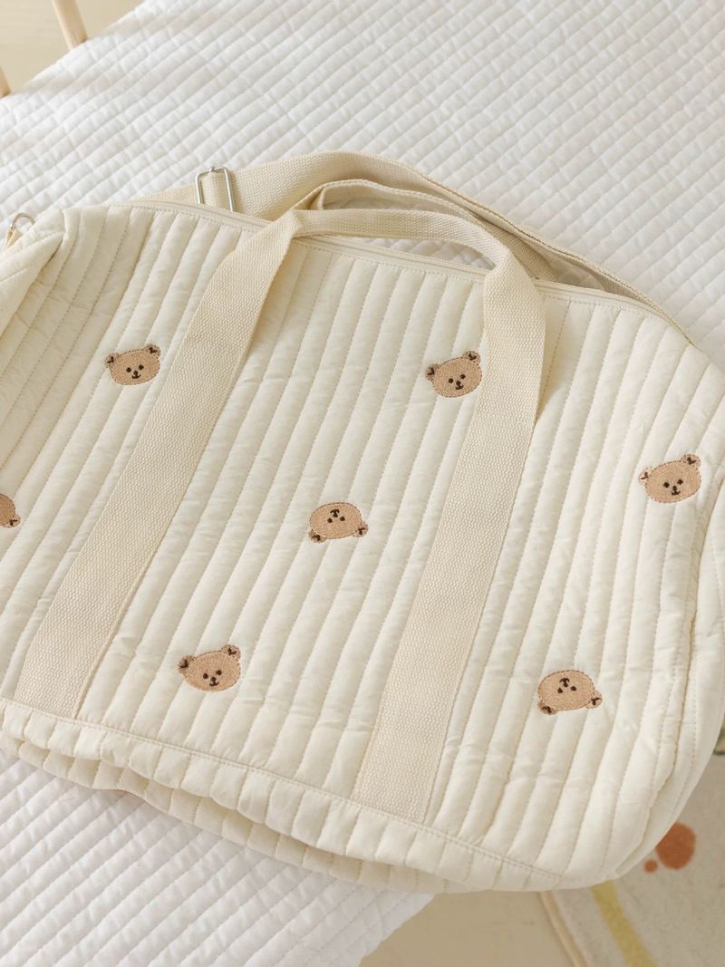Nuovo stile mamma bambino Yansew grande capacità coperta bambina plissettata borsa portaoggetti, vestiti pieghevole sacchetto antipolvere_voghion.com