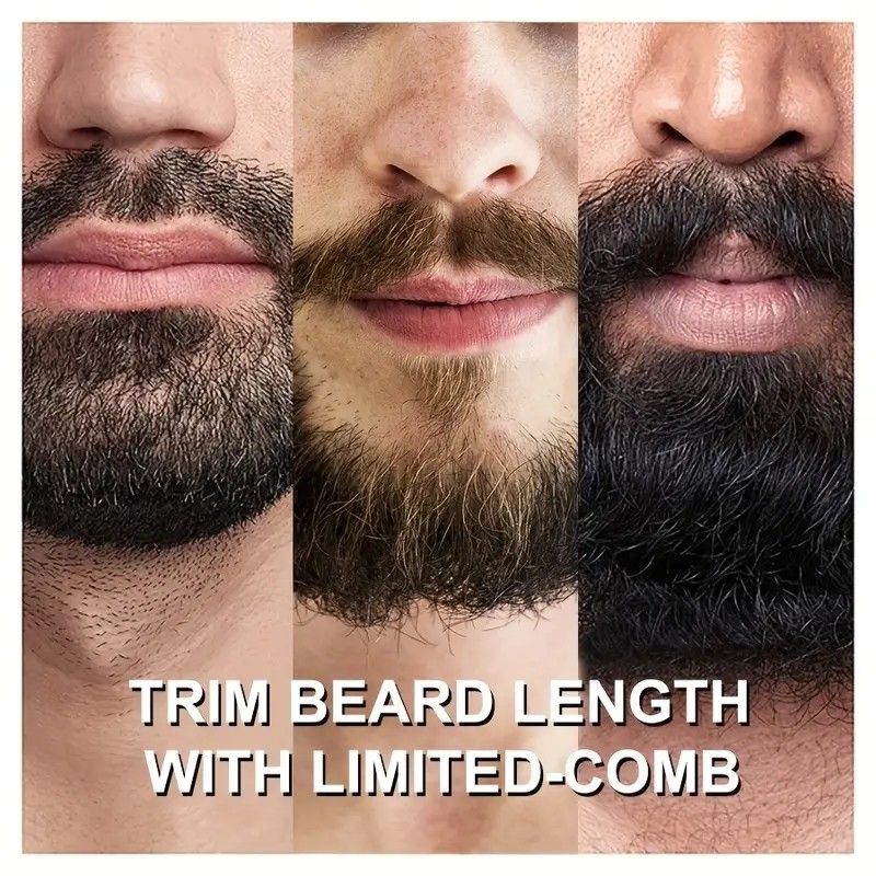 Rasoir à barbe avec tondeuse Rasoir électrique rechargeable sans fil_voghion.com