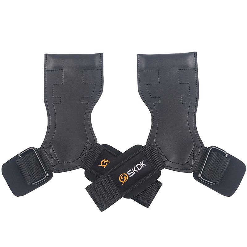 Cross-Border Fitness Palm Gloves Men Pull Up Bench Press Dumbbell PVC Wrist Guard Assist Deadlift Belt_voghion.com