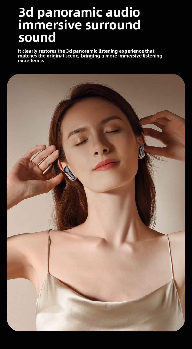 【Alta calidad】 Modelo privado Nuevos auriculares TWS Bluetooth Estéreo dual Pantalla inteligente Cancelación de ruido Inalámbricos en la oreja_voghion.com