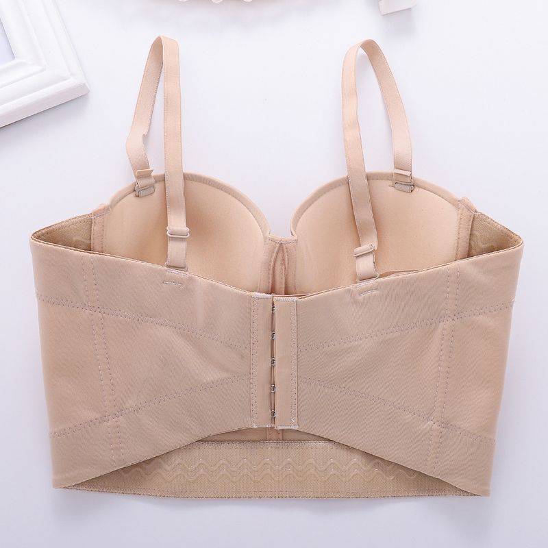 Vêtements pour femmes, caraco grande taille sans sous-vêtements, hauts pour filles sexy, style court, nombril exposé, haut tube sexy en arête de poisson, couleur unie_voghion.com
