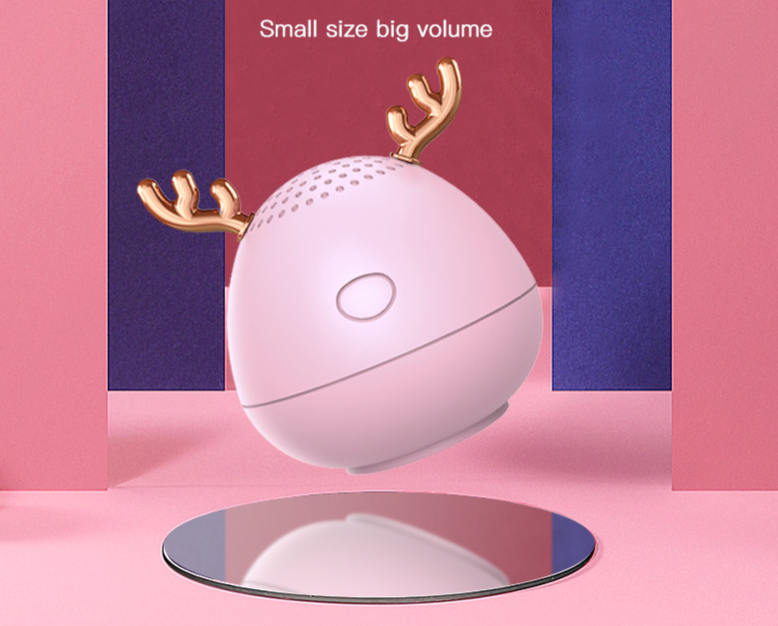 Mini Antler Small Cannon Wireless Bluetooth Speaker Portable Large Volume Home Outdoor Subwoofer_voghion.com