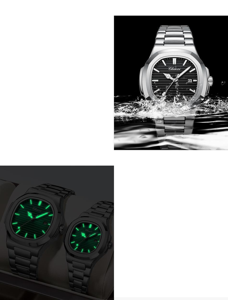 Couple Watches Men's And Women's Watches Glow-in-the-dark Quartz Watch_voghion.com