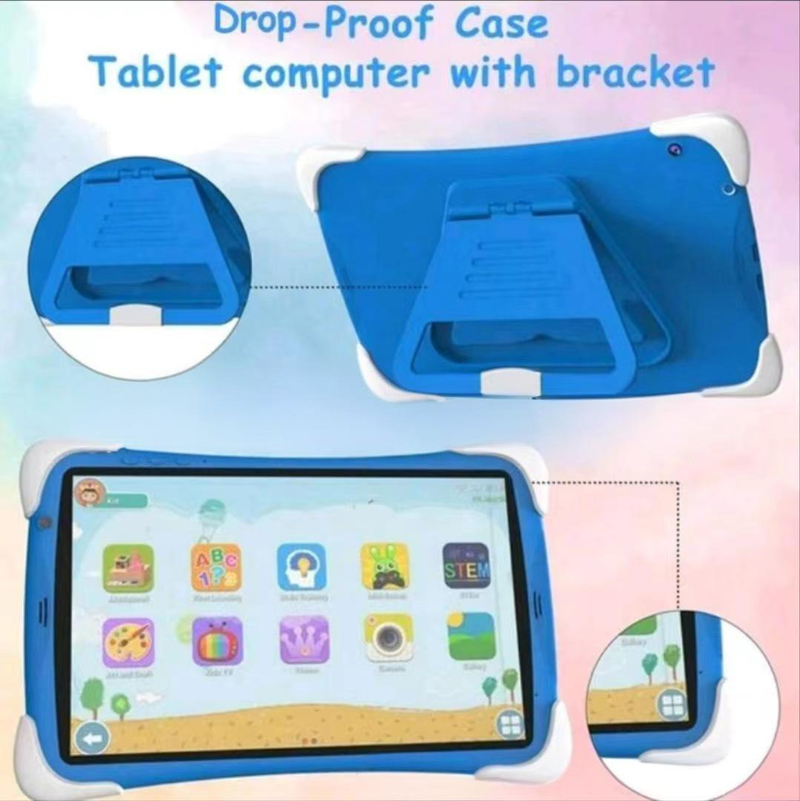 Neues 10,1-Zoll-Kinder-Tablet mit Augenschutz, Android OS, 32 GB Speicher, Doppelkamera, WLAN, GPS, Blau_voghion.com