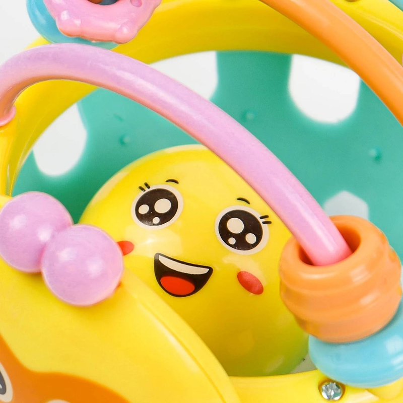 Baby Bee Rattle Ball - Biteable Sensory Toy_voghion.com