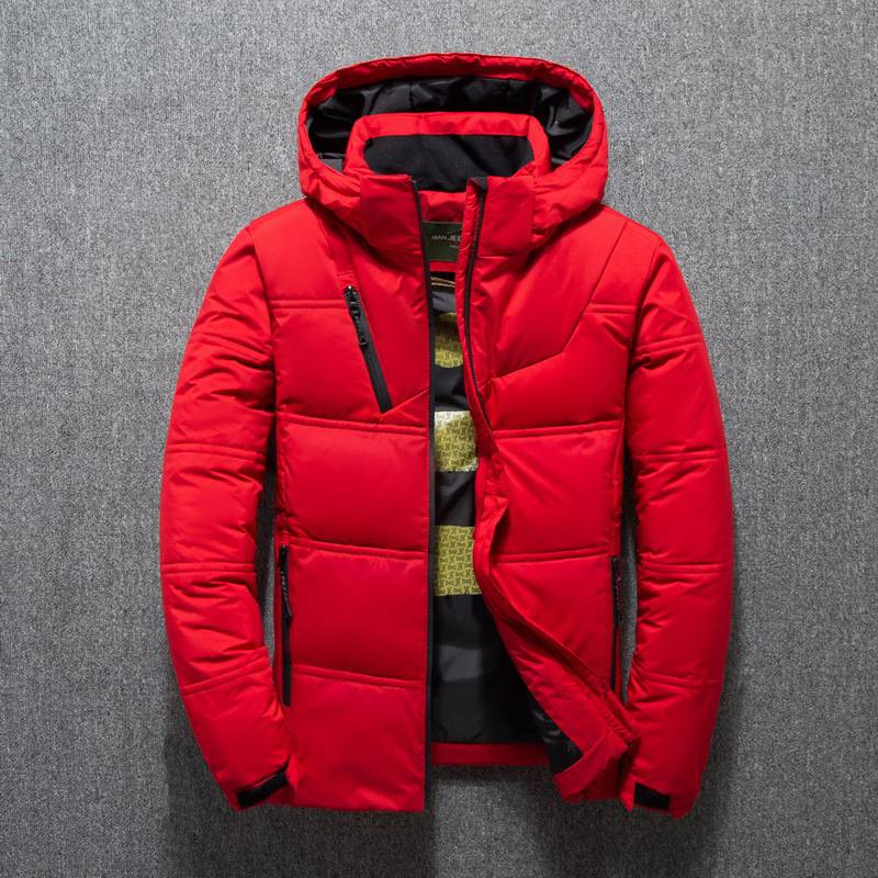 Winter Thickened Men Down Jacket Climbing Hunting Hooded Warm White Duck Down Coat Man Casual Lightweight Puffer Jacket Ski Snow_voghion.com