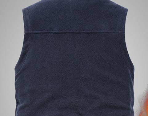 Giacca in pile da uomo – Cappotto senza maniche foderato in sherpa caldo invernale oversize per casual e attività all'aperto_voghion.com