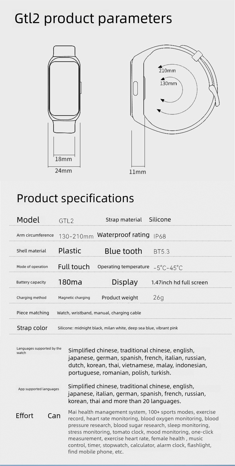 M2 Long Battery Life Waterproof Sports Watch NFC Bluetooth Men And Women Health Monitoring Smart Bracelet_voghion.com