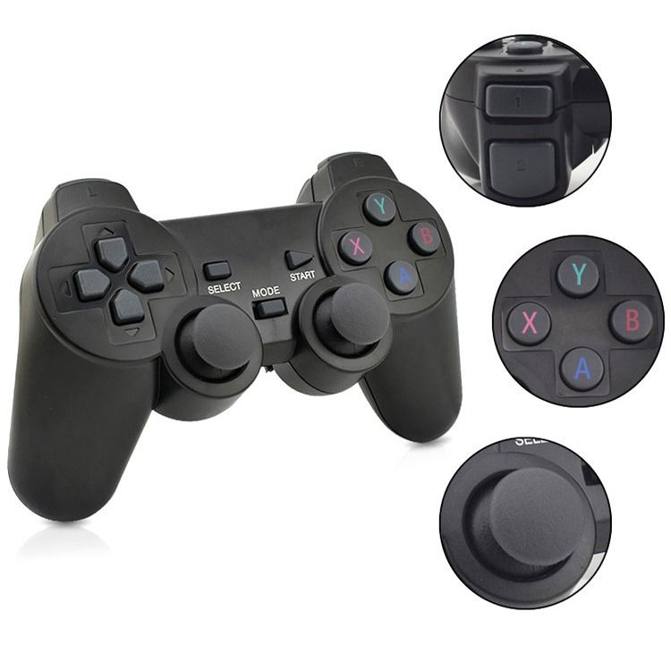2.4g verdubbelt geschikt voor Android smart TV box computer twee spelers game console draadloze controller_voghion.com