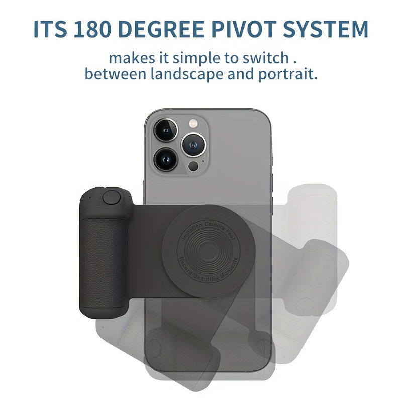 Suport telefon mobil 3 în 1, magnet pentru birou, încărcător wireless, stick selfie portabil_voghion.com