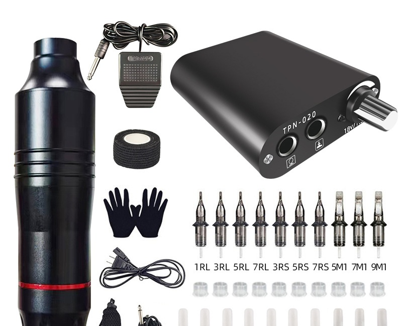 Ou Liang Woodpecker Motor Pen Set Tools Power Tattoo Equipment_voghion.com